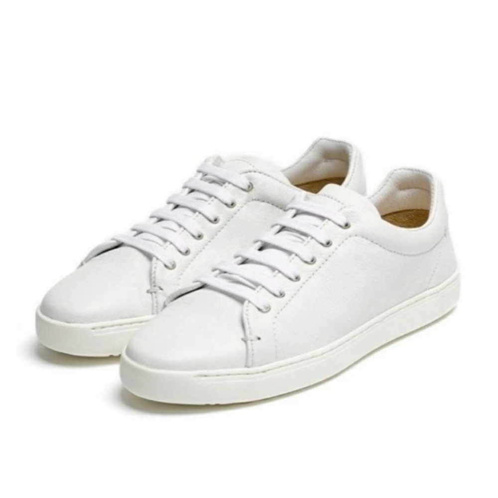 RAG & BONE Kent Lace Up All Leather White Sneakers New in Box-Size EU 39.5 - Picture 6 of 14